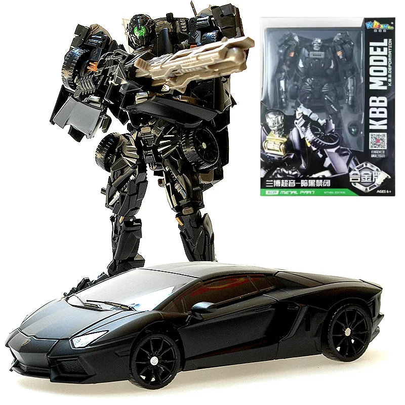 Dark Lockdown Transformation Robot Car